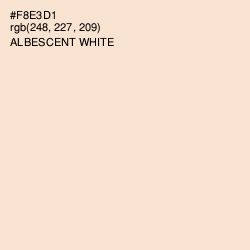 #F8E3D1 - Albescent White Color Image
